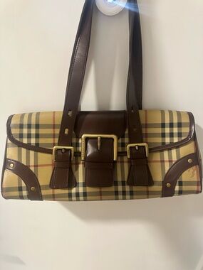 Vintage Authentic Burberry Haymarket